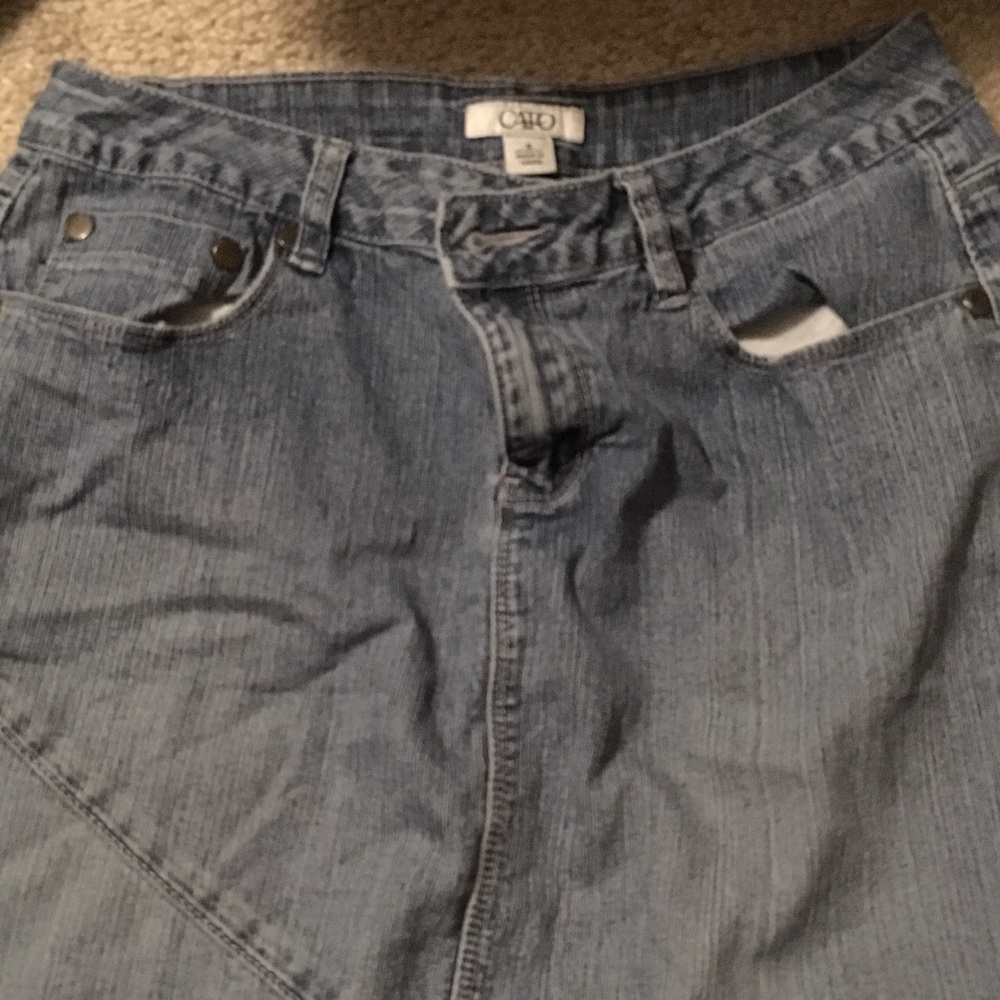 SOLD !!! Cato denim skirt.